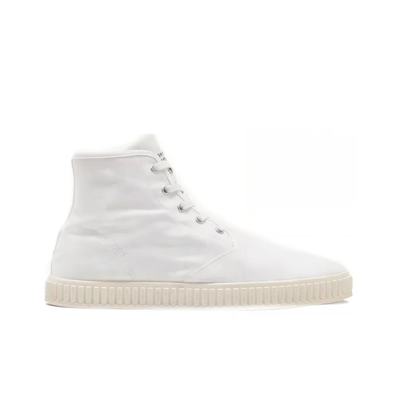 Maison Margiela Slip Resistant High Top Canvas Shoes Men's White-1
