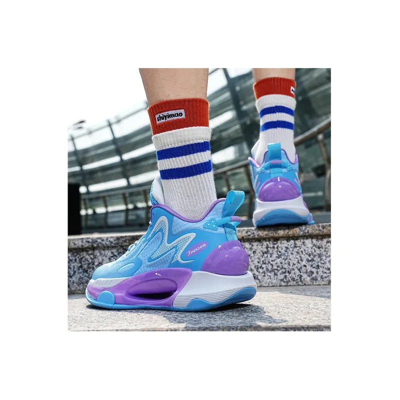 TOMAY Anti-Slip And Wear-Resistant Height Increasing Mid-Top Basketball Shoes Men's-2