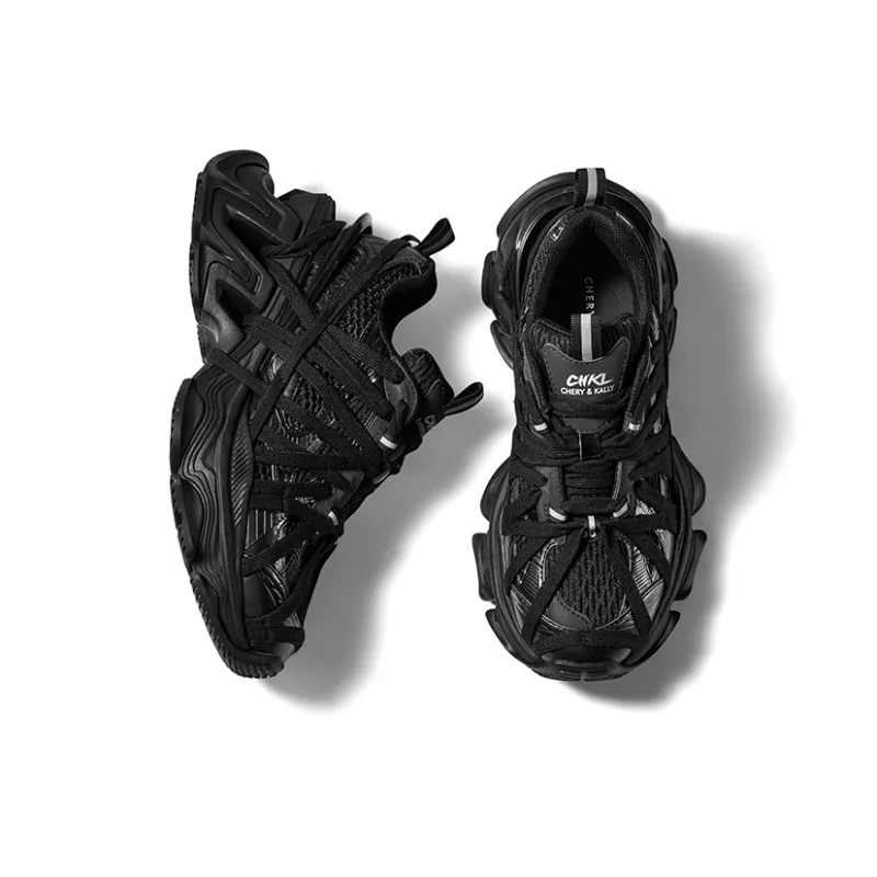 CHERYKALLY Durable Breathable Low-Top Chunky Sneakers-22