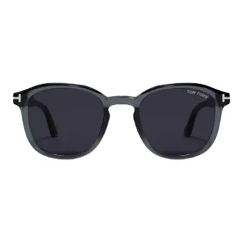TOM FORD Plate Square Sunglasses Unisex Black