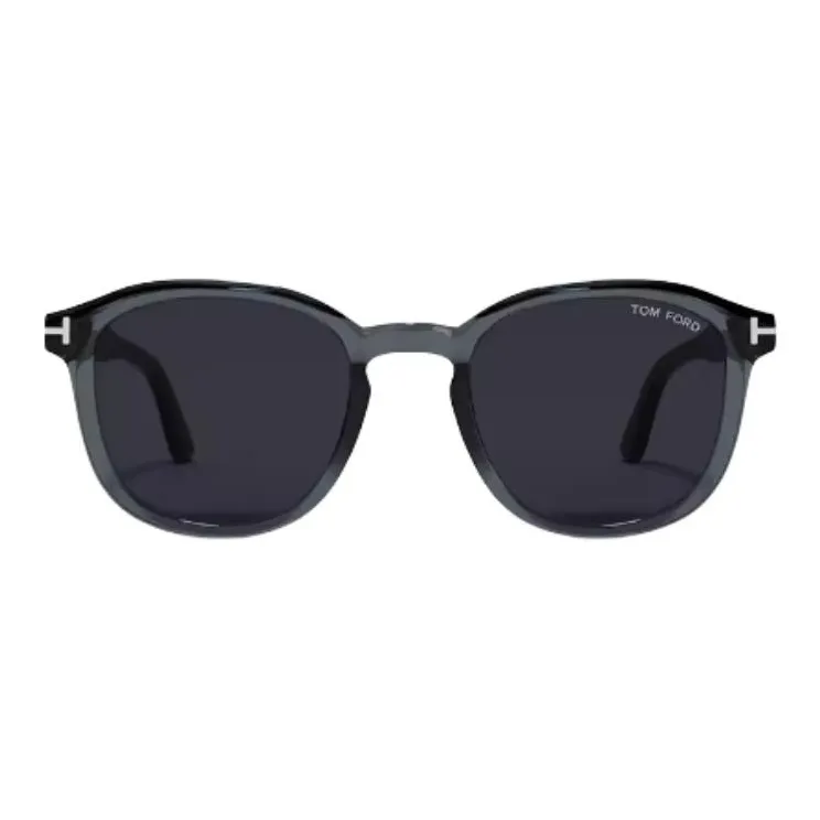 TOM FORD Plate Square Sunglasses Unisex Black-0