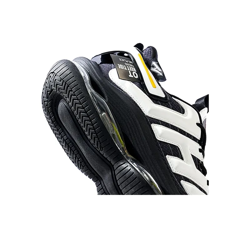 N·HOT Height Increasing Breathable Slip-Resistant High-Top Air Cushion Casual Running Shoes Unisex-35