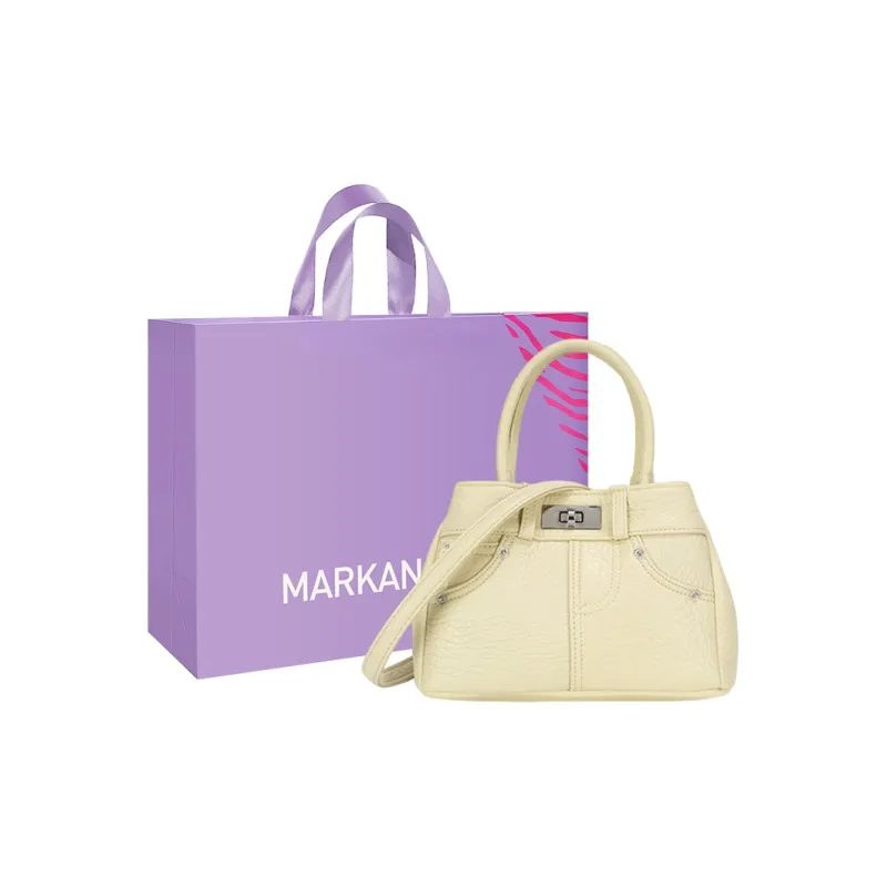 MARKANGARO PU Shoulder Bag Crossbody Bag Women's Black/White/Cheese Yellow/Glacier Blue-4