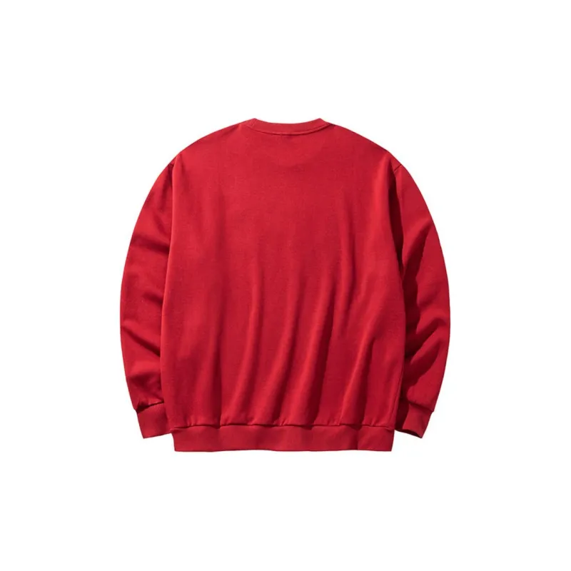 Anta Life Collection Sweatshirt Men's Burgundy Red-1