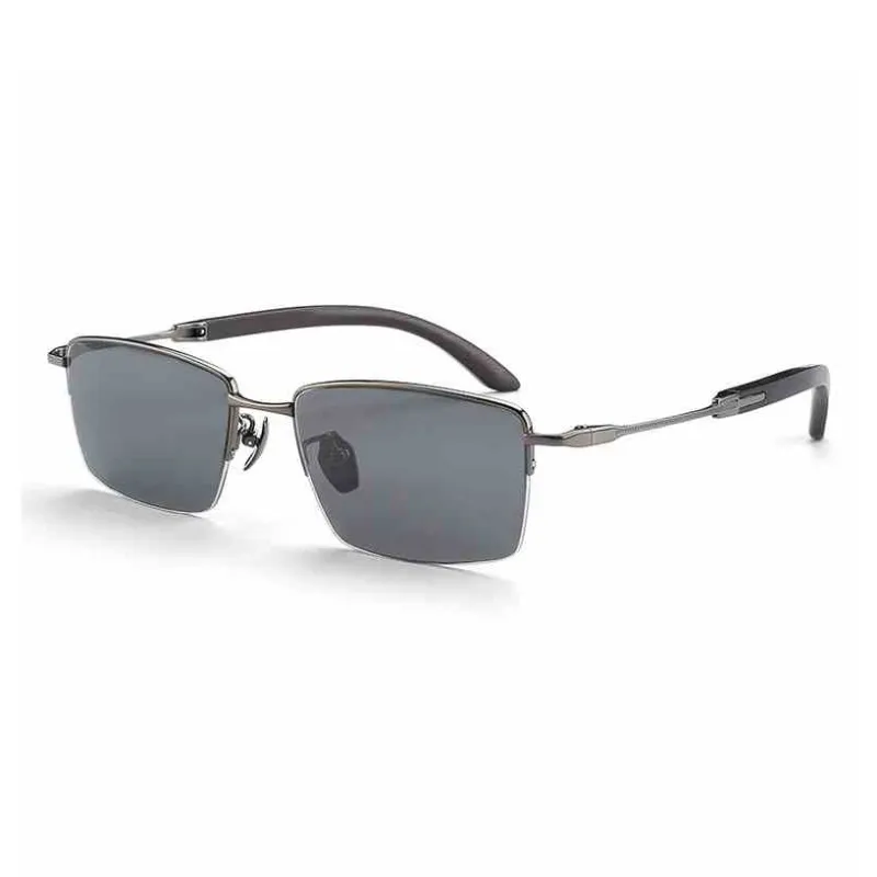 MORTON MUNCH Titanium Square Sunglasses Men's-0