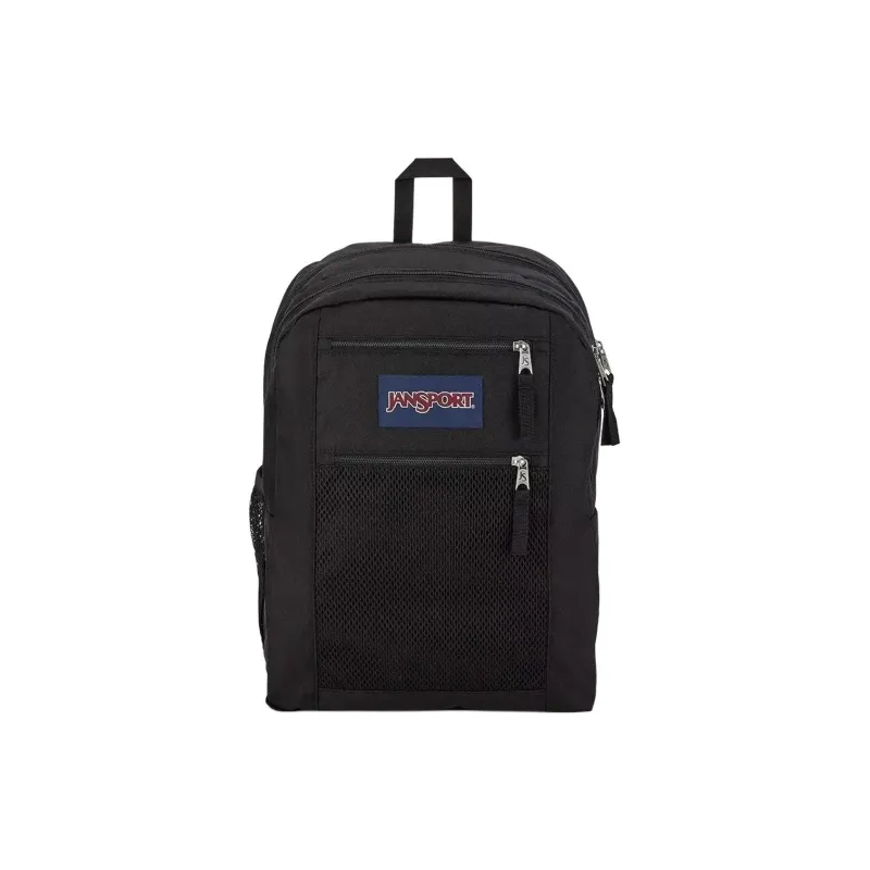 JanSport Polyester Backpack Medium Size Men's Black-0