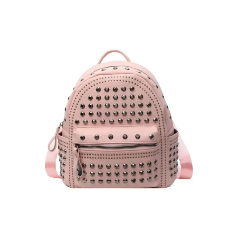 RKM Pu Backpack Regular Women's Black/Pink/Ecru/Khaki-2