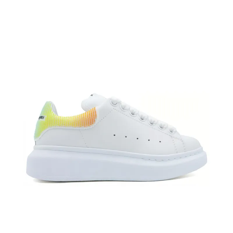 Alexander McQueen Larry Oversized Low Top Sneakers 'White Multi' Women's-1