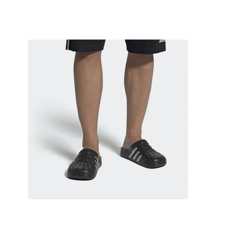 Adidas Adilette Clog Black Silver-6