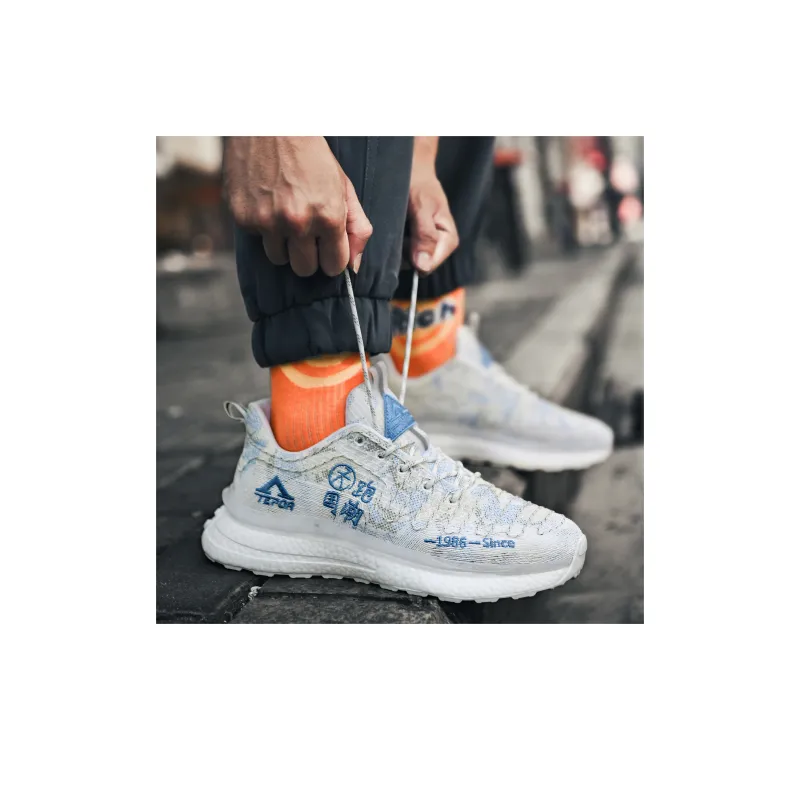 TEPOR Anti Slip Wear Resistant Low Top Running Shoes Unisex-8