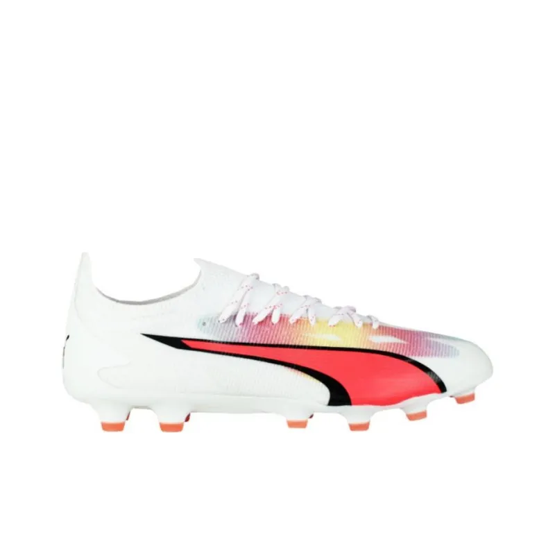 PUMA Ultra Ultimate Anti Slip Wear Resistant Soccer Shoes Men's White-1