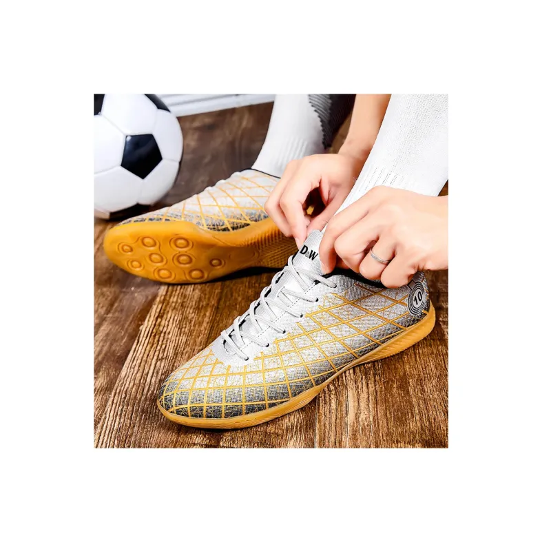 D&W TF Turf Artificial Ground Anti Slip Wear Resistant Soccer Shoes Unisex-11