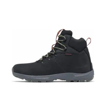 Columbia Landroamer Slip Resistant Waterproof High Top Outdoor Shoes Men's Black Gray