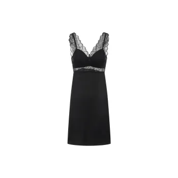 Yiner Life Lace Nightgown Women's Cropped