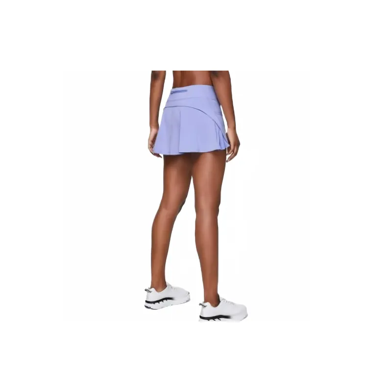Lululemon Play Off The Pleats Casual Short Skirts Women's Hydrangea Blue-1