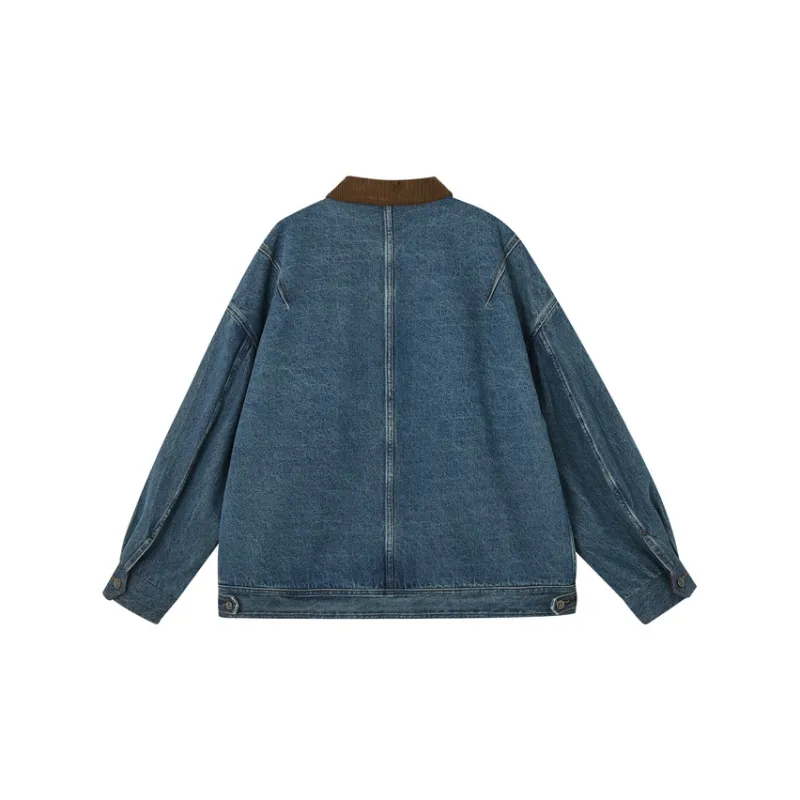 EARL JOEL Jackets Coats Unisex Vintage Blue-1