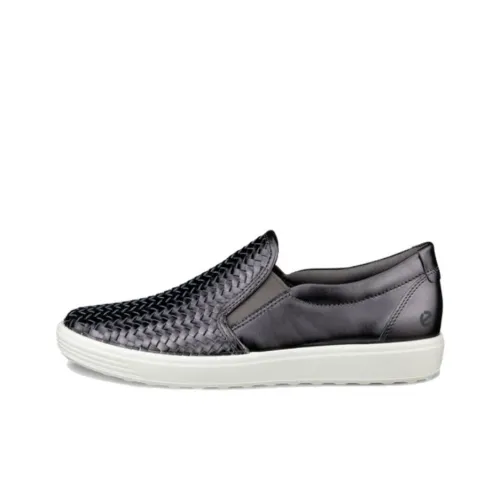 Ecco Casual Single Shoes Women's Silver Blue