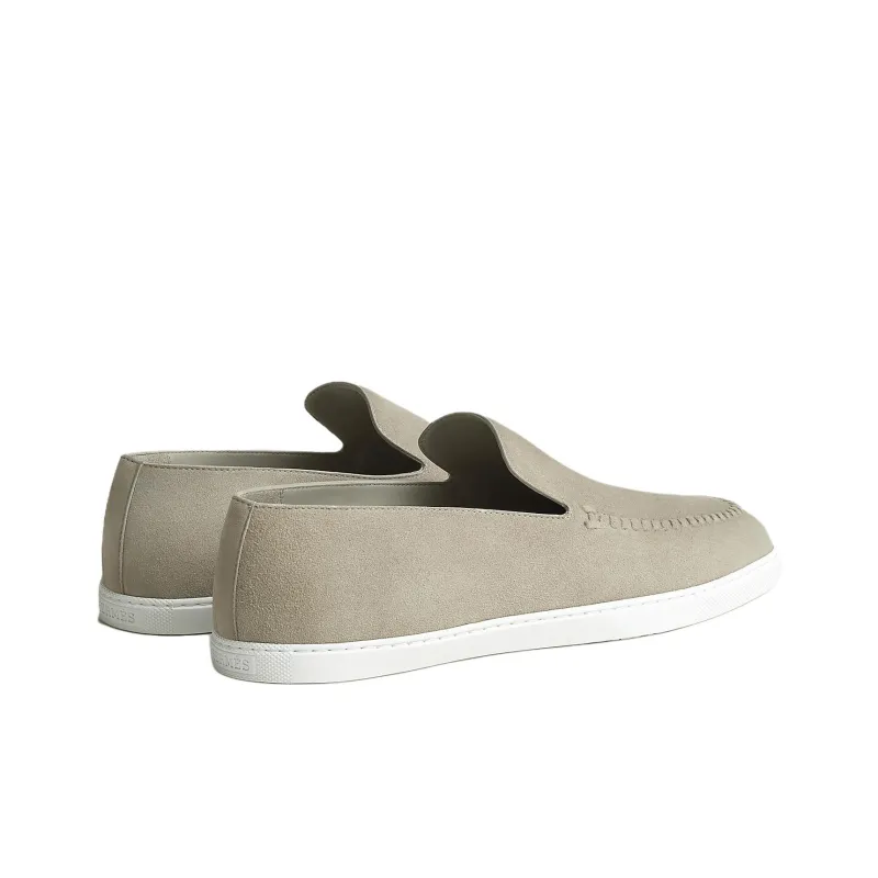 HERMES Julian Loafers Men's Beige-3