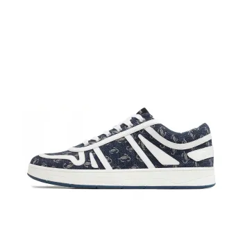 Jimmy Choo Hawaii M JC Low Top Stylish Skateboarding Shoes Men's Marine Blue