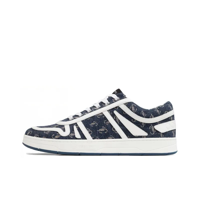 Jimmy Choo Hawaii M JC Low Top Stylish Skateboarding Shoes Men's Marine Blue-0