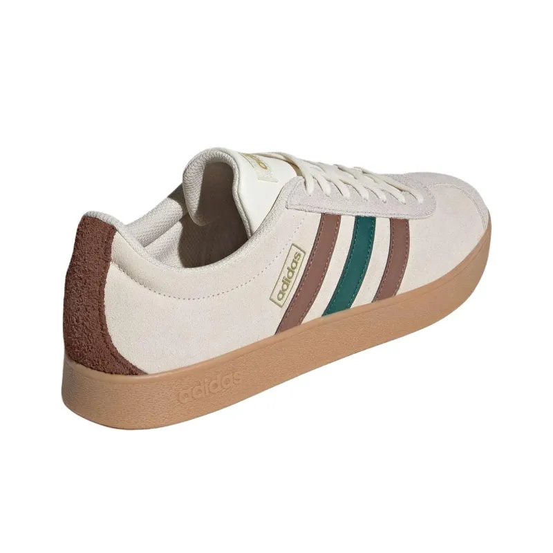 Adidas VL COURT 2.0 Anti Slip Wear Resistant Low Top Skateboard Shoes Unisex Light Brown-5