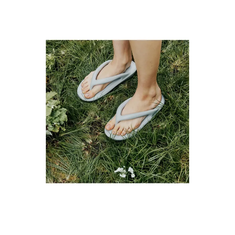 TAW&TOE Abrasion Resistant Flip Flops Unisex Lime Gray-7