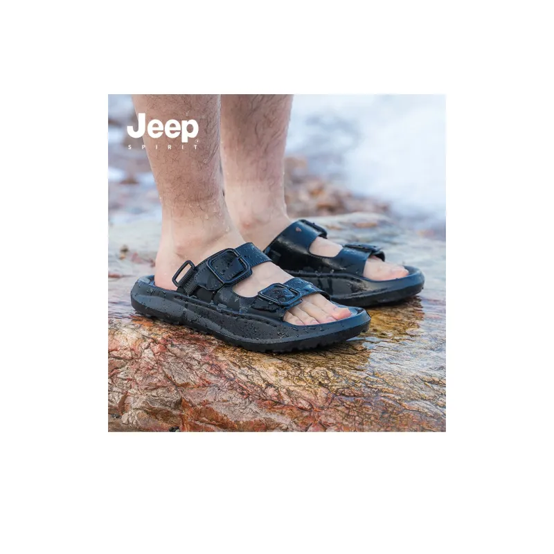 JEEP SPIRIT Breathable River Trekking Shoes Men's Graphite Black-14