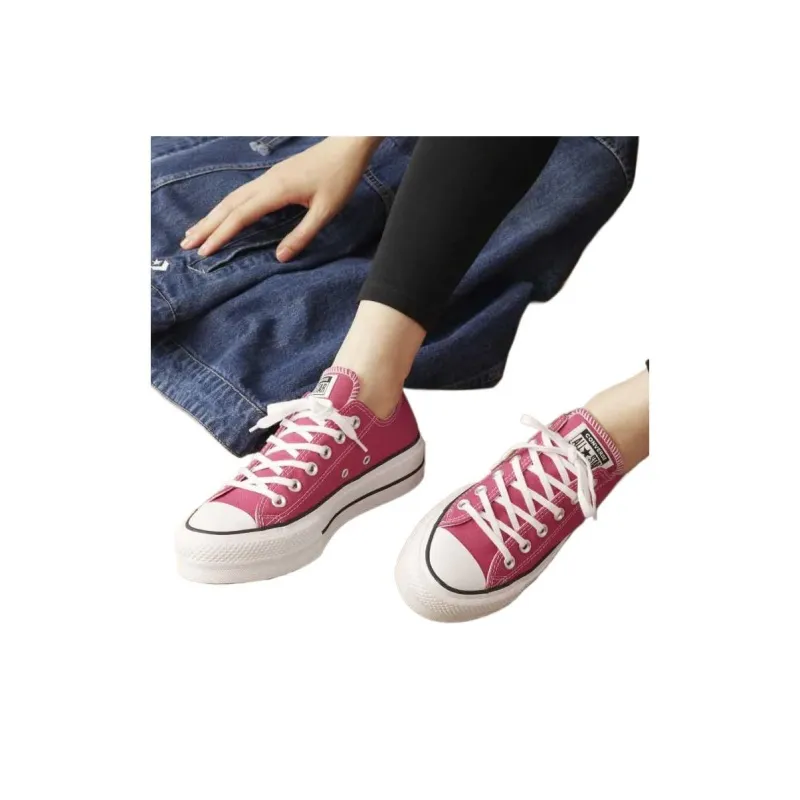 Converse Abrasion Resistant Low Top Canvas Shoes Women's Red-5
