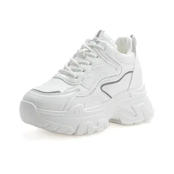 SIMBA'S PRIDE Abrasion Resistant Mid Top Chunky Sneakers Women's