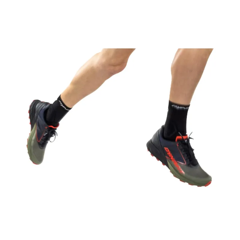 DYNAFIT Anti Slip And Wear Resistant Lightweight Low Top Running Shoes Men's Green Black Yellow-2