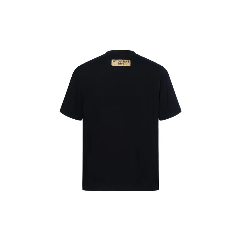 LOUIS VUITTON Bead Embroidered Cotton T shirt-1