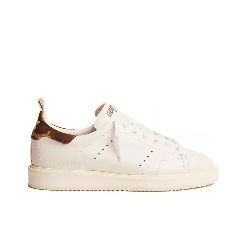 Golden Goose GGDB Starter Stylish Skateboarding Shoes Women's White-1