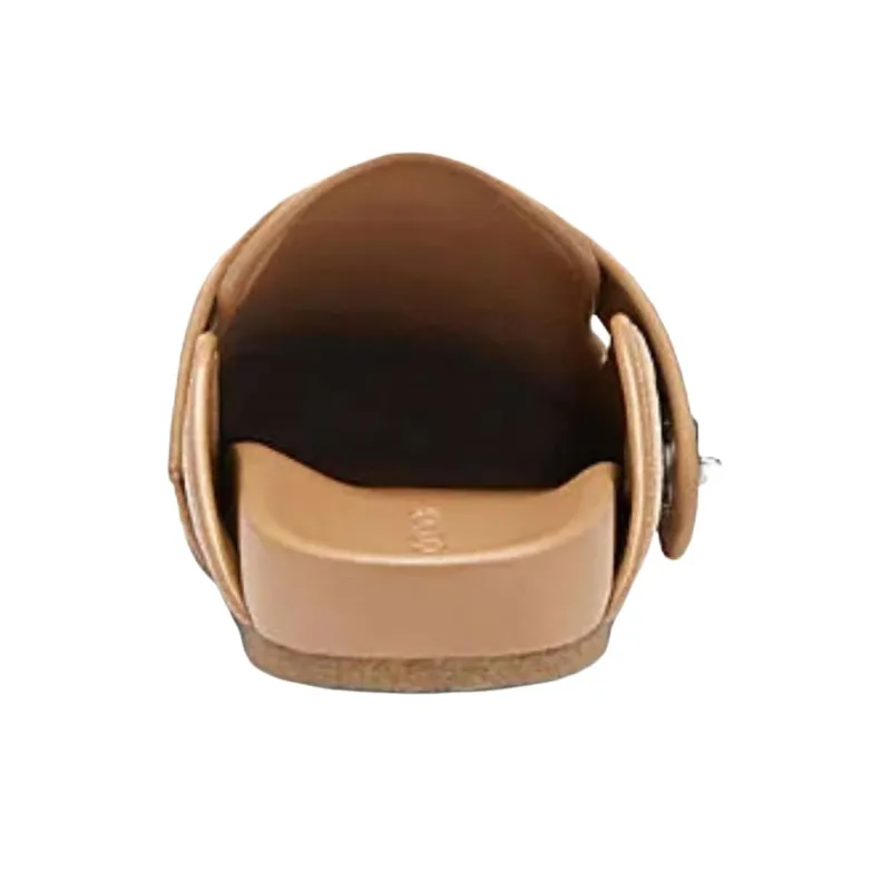 COACH Blake Closed Toe Slippers Women's Brown-5