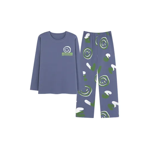 Follow The United States Pajama Set Men's Blue