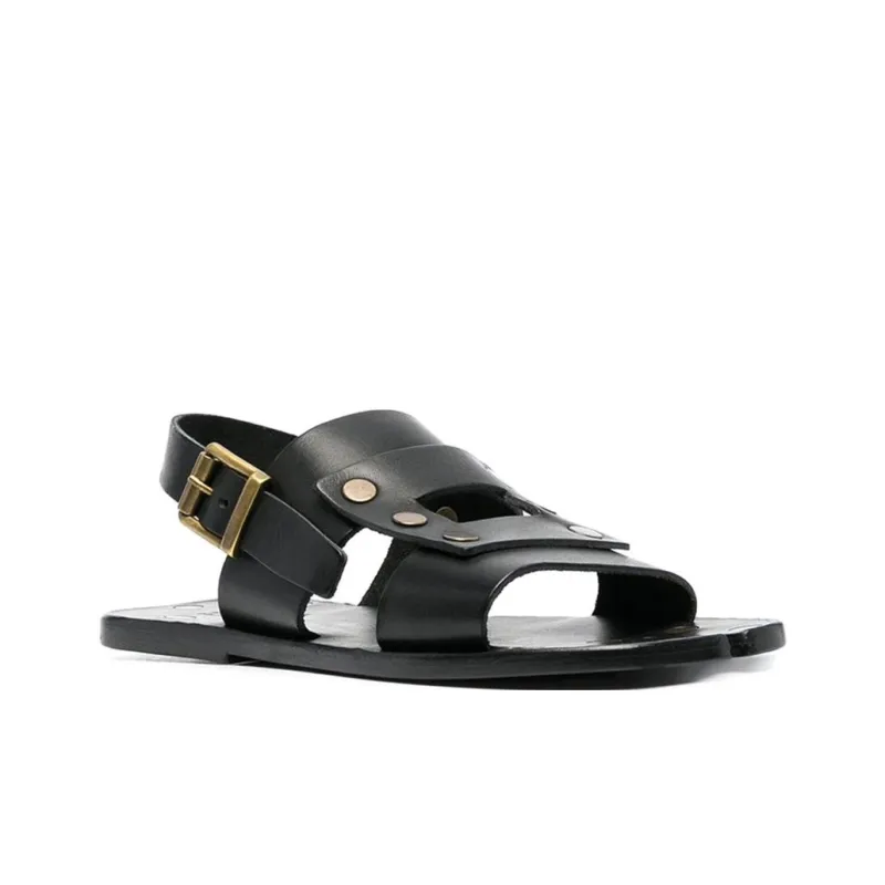 Maison Margiela Replica One Strap Sandals Women's Black-2