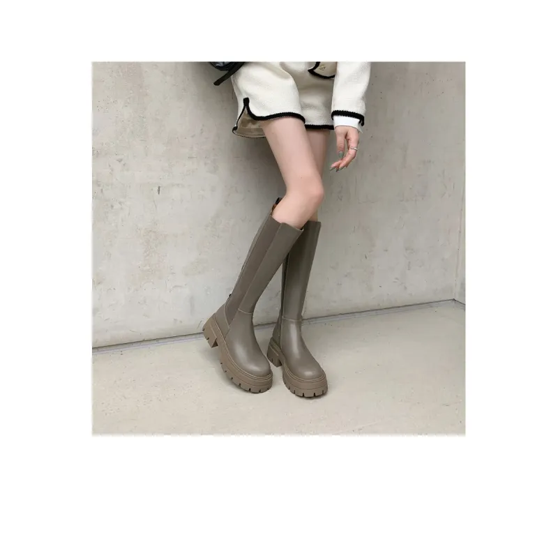 Five-nine Dan Seven Knee-high Boots 5.5cm Women's-1