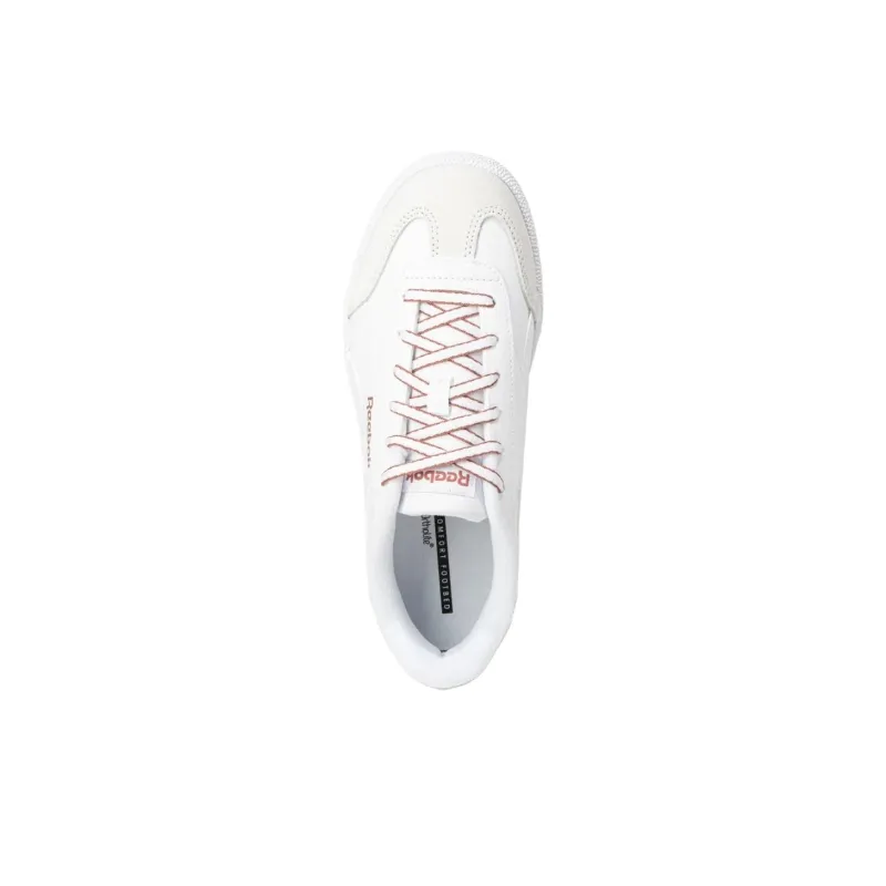 Reebok VECTOR SMASH Series Anti Slip Wear Resistant Low Top Skateboard Shoes Women's White-4
