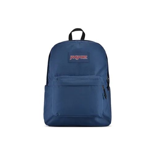 JanSport Polyester Backpack Medium Size Unisex Marine Blue