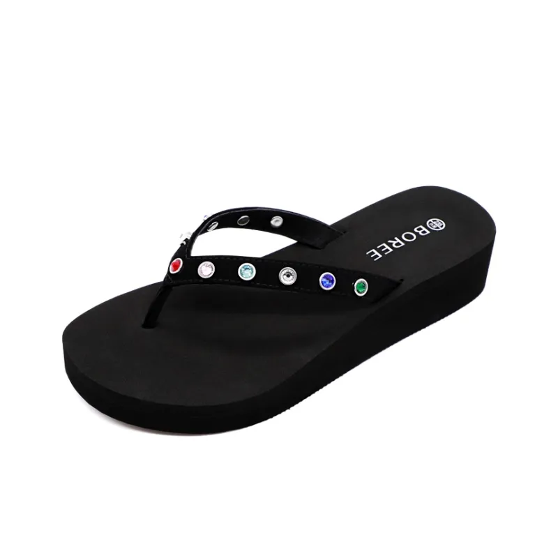 BOREE EVA Flip Flops Women's Black-4