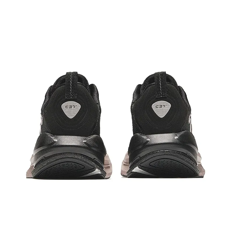 Anta Running Collection Anti Slip Wear Resistant Low Top Casual Running Shoes Women's Black Pink-3