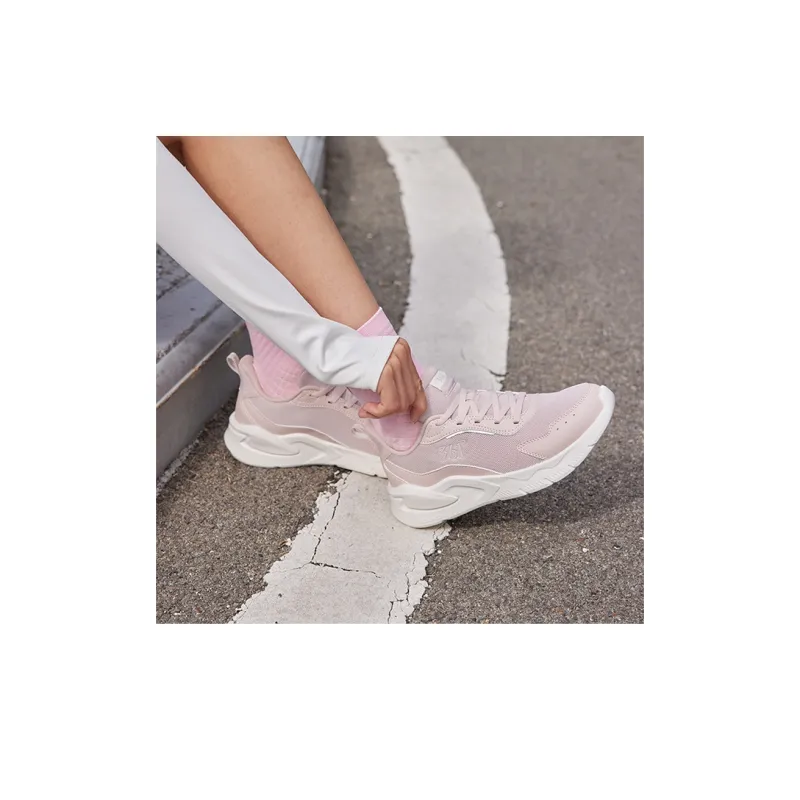361° Blade 2.0 Cushioning, Slip Resistant, And Abrasion Resistant Low Top Running Shoes Women's Pink White-10