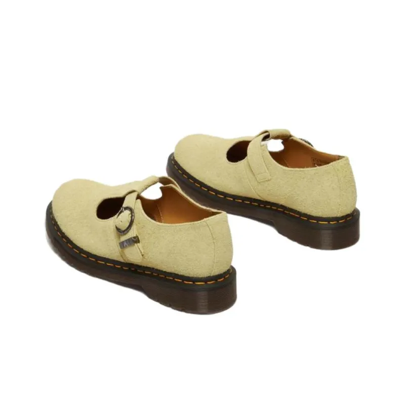 Dr.Martens Low Top Casual Shoes Unisex Beige Yellow-3