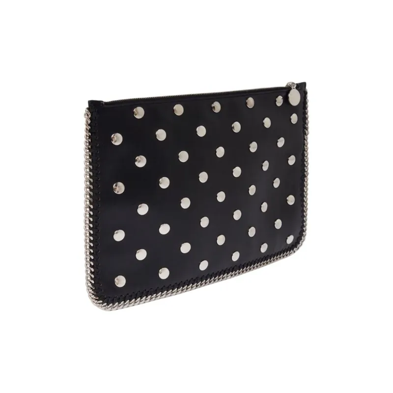 Stella McCartney Falabella Studded Zippered Pouch Bag-1
