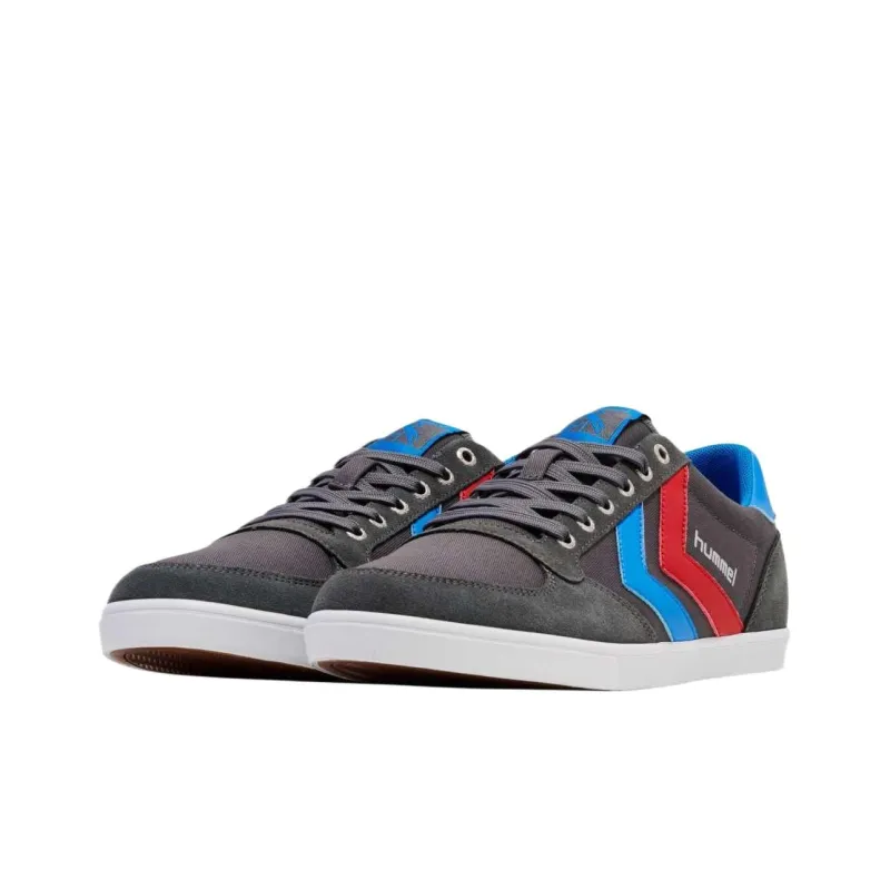 Hummel Non slip Lightweight Low Top Canvas Shoes Unisex Gray-1