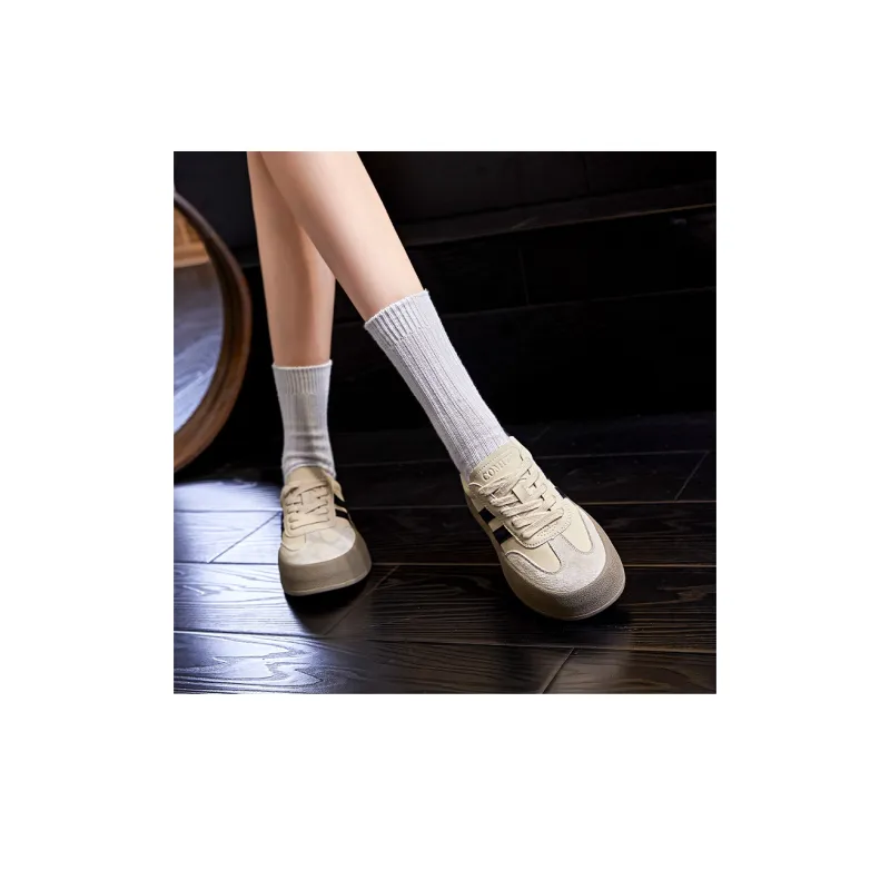 YOUYUSHI Slip-Resistant Water-Resistant Lightweight Breathable Low-Top Skateboard Shoes Women's-5