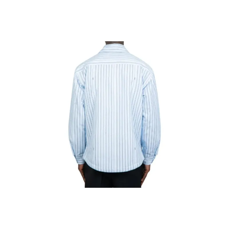 Jacquemus Pinstriped Padded Shirt-1