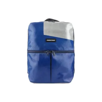 FREITAG Polyester Backpack Unisex Blue & White