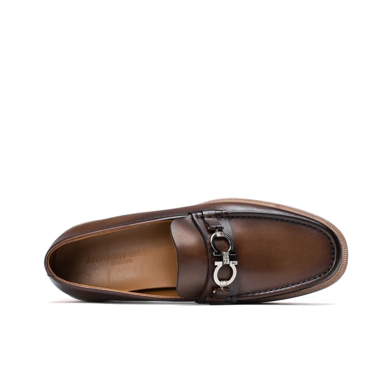 Anthony Miles Casual Shoes Men's Dark Coffee-3