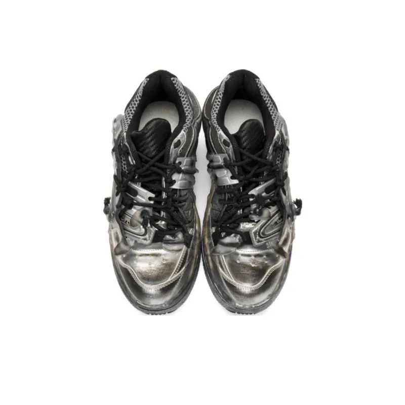 Maison Margiela Fusion Low Top Silver Black-3