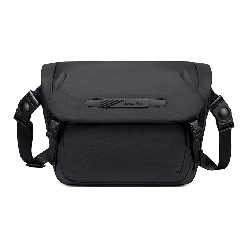 Super Five Polyester/Oxford/Water Repellent Shoulder Bag Unisex Multicolor/Black/Ecru/Gray/Blue-0